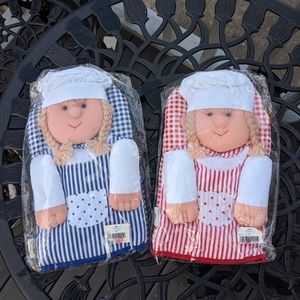 FREE SHIPPING! Set of NaRaYa Thailand Adorable Oven Mitts